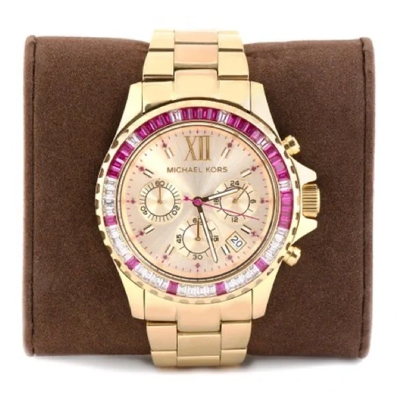 MICHAEL KORS “EVEREST” MK5871 GOLD WATCH Michael Kors | Accessories | Michael Kors Everest Mk587 Gold  main image 4